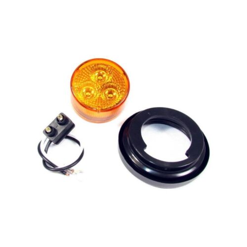Luz de Marcación LED Ámbar de 2″ pulgadas 3 Diodos-FortPro