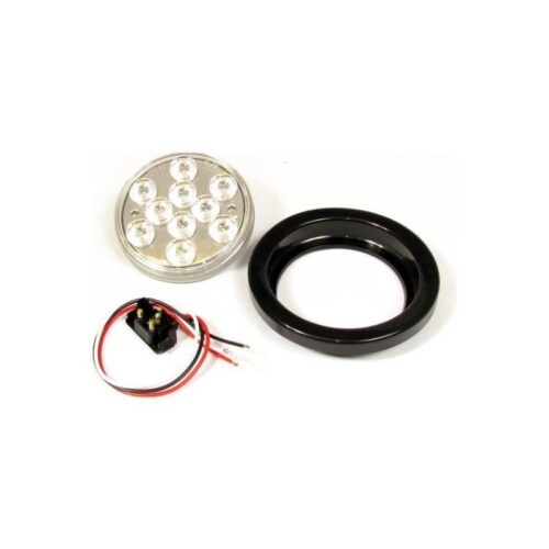 Luz de Freno LED Redonda Ámbar 4″ Pulgadas-FortPro