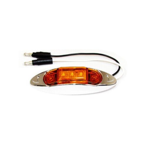 Luz de Advertencia Lateral LED Ámbar 3 Diodos-FortPro