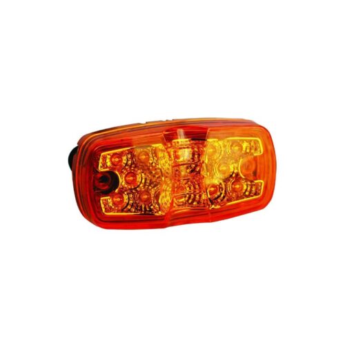 Luz de Posición Lateral Doble Ámbar 12 Diodos- FortPro