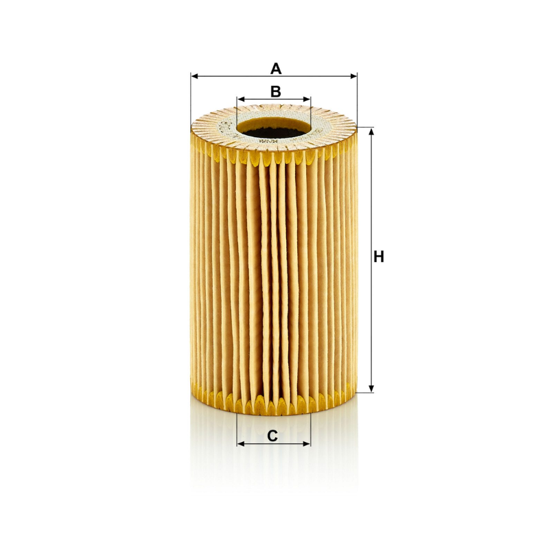 Filtro de Aceite (Elemento) Crafter, Transporter T5-Mann Filter - Imagen 2
