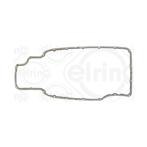 Empaque de Cárter Inferior (metálico largo) Scania K360/400/410-Elring